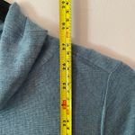 Eileen Fisher Blue Turtleneck Sweater Oversized Wool Blend Women's size Small Photo 6