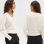 Theory 100% cashmere v neck sweater ivory Photo 1