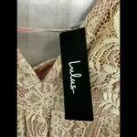 Lulus Dusty Rose  Stolen Moments Maxi Dress Sheer Lace Wedding homecoming dress Photo 5