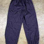 Athleta  Grace‎ Warm Up Pant Women’s XS Purple Nylon Wind Pants Cinch Hem Joggers Photo 0