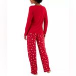 Charter Club  Women's Long Sleeve Soft Knit Pajama Set,Candy Red Diamond M-NWT Photo 4