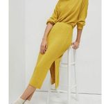 Anthropologie Saturday Sunday Maria Knit Maxi Dress Small Women’s Chartreuse EUC Photo 0