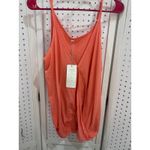 NIASHOT Coral V Neck Crossover Tank Top XL Orange Photo 1