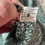 Princess Polly Drop Waist Mini Dress Size 4 Oversized Green White J7 Photo 5