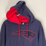 NFL  Women’s Patriots Hoodie Sweatshirt Football Team Logo Embroidered Blue Red X Photo 1