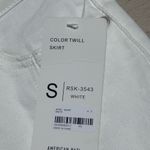 American Bazi NWT Studded Fringe Festival White Denim Stretch Mini  Small Photo 8