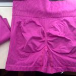 SheIn Hot Pink Zebra Print Workout Set Photo 3