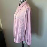 CP Shades  Womens Long Sleeve Linen Pink Front Pocket Shirt Top Small Photo 4