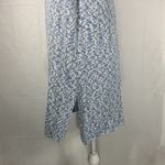 Loft Outlet Longline Blue White Marled Sleeveless Duster Cardigan Large Photo 5