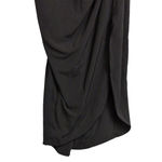 Nookie  Aphrodite One Shoulder Dress Midi Bodycon Black Long Sleeve XS New Photo 3