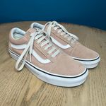 Vans  Old Skool Lace Up Low Suede Canvas Sneakers Pale Pink Men’s 6/Women’s 7.5 Photo 0
