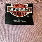 Harley Davidson Vintage Y2K Harley-Davidson Grove’s Winchester VA Lavender Snap Front Shirt Photo 3