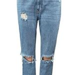 PacSun  Women's Blue Distressed Cotton High Waisted Mom Denim Jeans Size 26 Photo 0