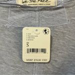 We The Free  boho top blue moon combo Size Small Henley New Long Sleeve Photo 5