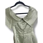 NWT Lulus Pale Green Asymmetric Off Photo 2