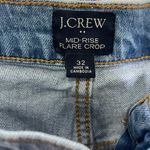 J.Crew  Mid Rise Flare Crop Sz 32 Photo 3