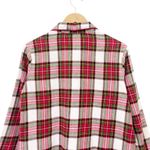 Hanna Andersson Christmas Holiday Family Plaid Flannel Nightshirt Womens Size XS Red Photo 5