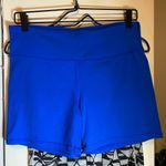 Workout Set Tank & Shorts Black/White & Blue Medium EUC Photo 3