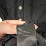 Urban Outfitters UO Denim Short Jumpsuit Romper in Black Size Medium with Waist Tie Photo 10