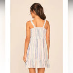 Ocean Drive STRIPED SMOCKED RUFFLE DRESS Photo 1