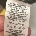 Free People Gauzy Plaid Black Yellow Button Down Shirt size XS oversized Photo 7