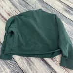 Under Armour Cropped Green Pullover 1/4 Zip Sweatshirt Pullover Photo 2