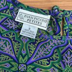 Evan Picone Vintage Evan-Picone 100% Silk Suit Jacket and Shirt in Indian Summer Print Photo 5