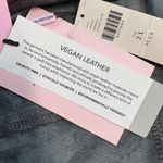 Anthropologie NWT  Avec Les Filles Vegan Leather Jogger Pants Cedar Brown Size 2X Photo 4