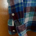 J.Crew Shrunken Boy Shirt in Gemstone Plaid Size 2 Photo 4