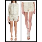 Ted Baker 💕💕 Metallic Gold High-Rise Suit Shorts Photo 1