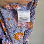 Rachel Rachel Roy Lilac Orange Floral Cropped Button Down Blouse Womens XS Purple Photo 5