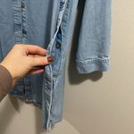 J.Jill  Denim Button Down Tunic Long Sleeve Denim Dress Photo 7