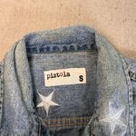 Pistola  Women Denim Cropped Jacket Sm Brando Star Cut-Off Denim Jacket in Zodiac Photo 11