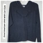 Good American  Petal Cut-Out Hoodie‎ Photo 4