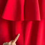 Marchesa Notte Off The Shoulder Peplum Midi Dress Size 0 Photo 8