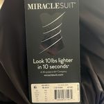 MiracleSuit Underwire Plunge Bra Top in Black, NWT, Size 38 DDD Photo 6