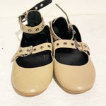 Rebecca Minkoff  Size 7M Soft Leather Tan Ballet Flat Shoes Ankle Buckle Photo 1