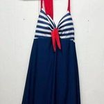 Teng Yue Colorblock Women's Halter Bathing Suit w/ Shorts Size XXL Photo 0