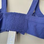 l*space L* Purple Tie Summer Beach Bow Top Photo 3