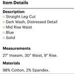 EXPRESS  size 4 blue jeans-modern boyfriend Photo 4