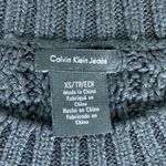 Calvin Klein  Jeans Cable Knit Sweater Core Texture Mixed Crew Black Size XS Photo 8