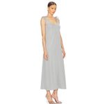 NWT SLEEPER Kylie Lurex Slip Dress in Silver Sz Medium $250 Photo 1