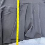 RODARTE x Universal Standard Black‎ Ruched Tie Sleeve Flounce Hem Dress Small Black Photo 6