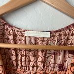 Ulla Johnson  Oni Garden Rose Floral Silk Tiered Puff Long Sleeve Mini Dress Sz 0 Photo 4