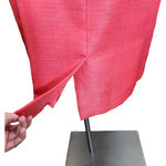 Preston & York Womens 8 Coral Sheath Midi Sleeveless Dress Lined Cocktail Zipper Photo 1