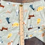 Cuddl Duds  Honeycomb Fleece Pajama Top & Pajama Joggers Set Mint Dogs XS Photo 2