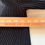 Athleta Black Ribbed Knit Sweater Pullover Crew Neck Long Sleeve Women's Size M Photo 7