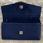 Fendi Authentic  continental‎ blue leather wallet Photo 7