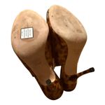 Gucci  Patent Peep Toe Tortoise Shell Heels Sz. 7.5 Photo 3