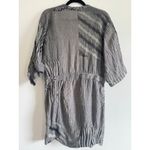 Rodebjer Gray Linen Blend Belted Kimono Jacket Cardigan Women’s Size M Lagenlook Size M Photo 1
